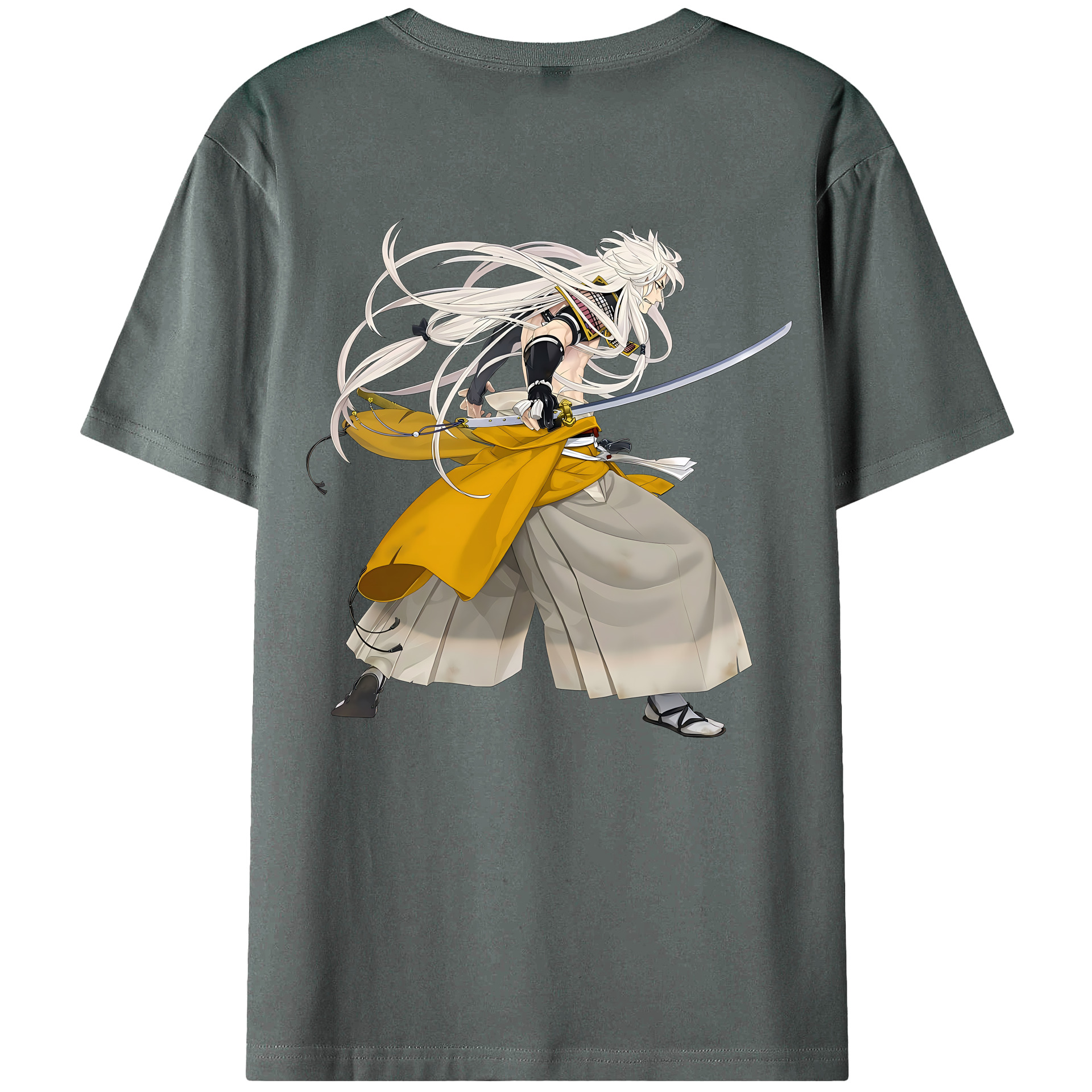 （画像用） 刀剣乱舞 Touken Ranbu 綿100％半袖Tシャツ（背面プリント）